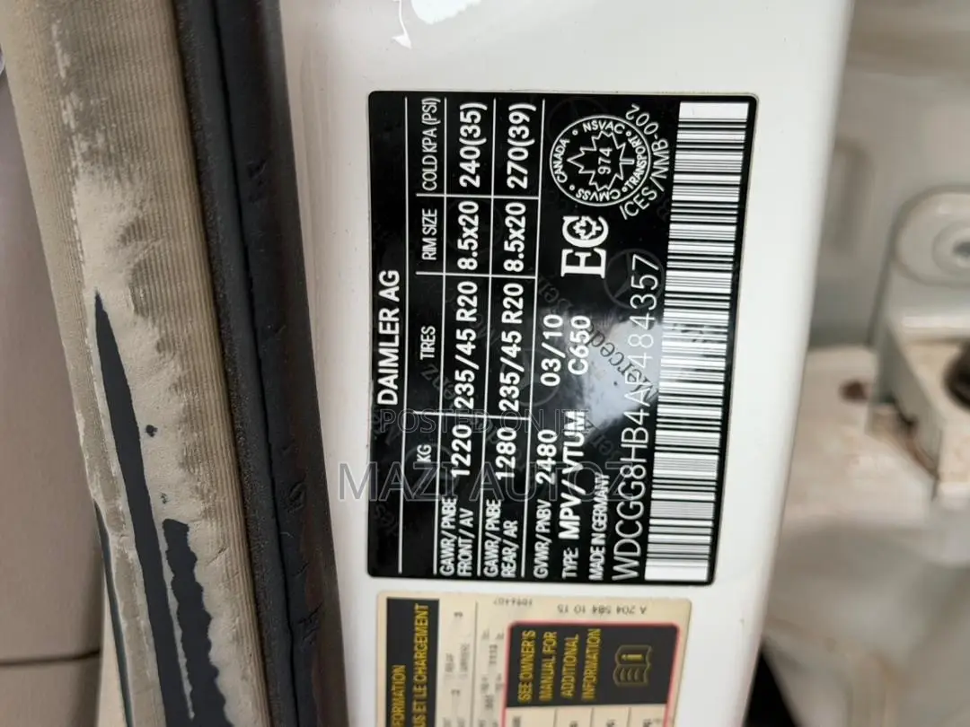 Mercedes-Benz GLK-Class 2010 White