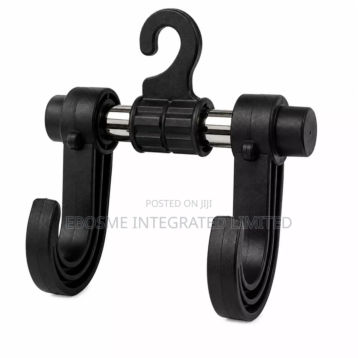 6kg Car Seat Headrest Hook for Bags & Hangers – Black