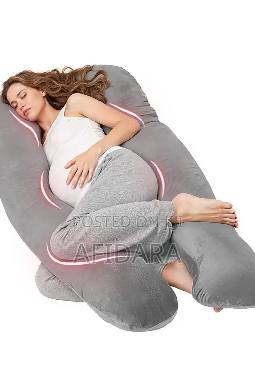 U-Shaped Maternity Body Pillow – Cozy Pregnancy & Sleeping Support