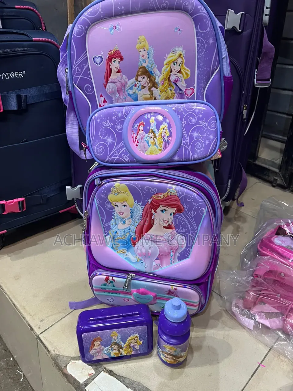 Set of 5 Trolly School Bag 14"
