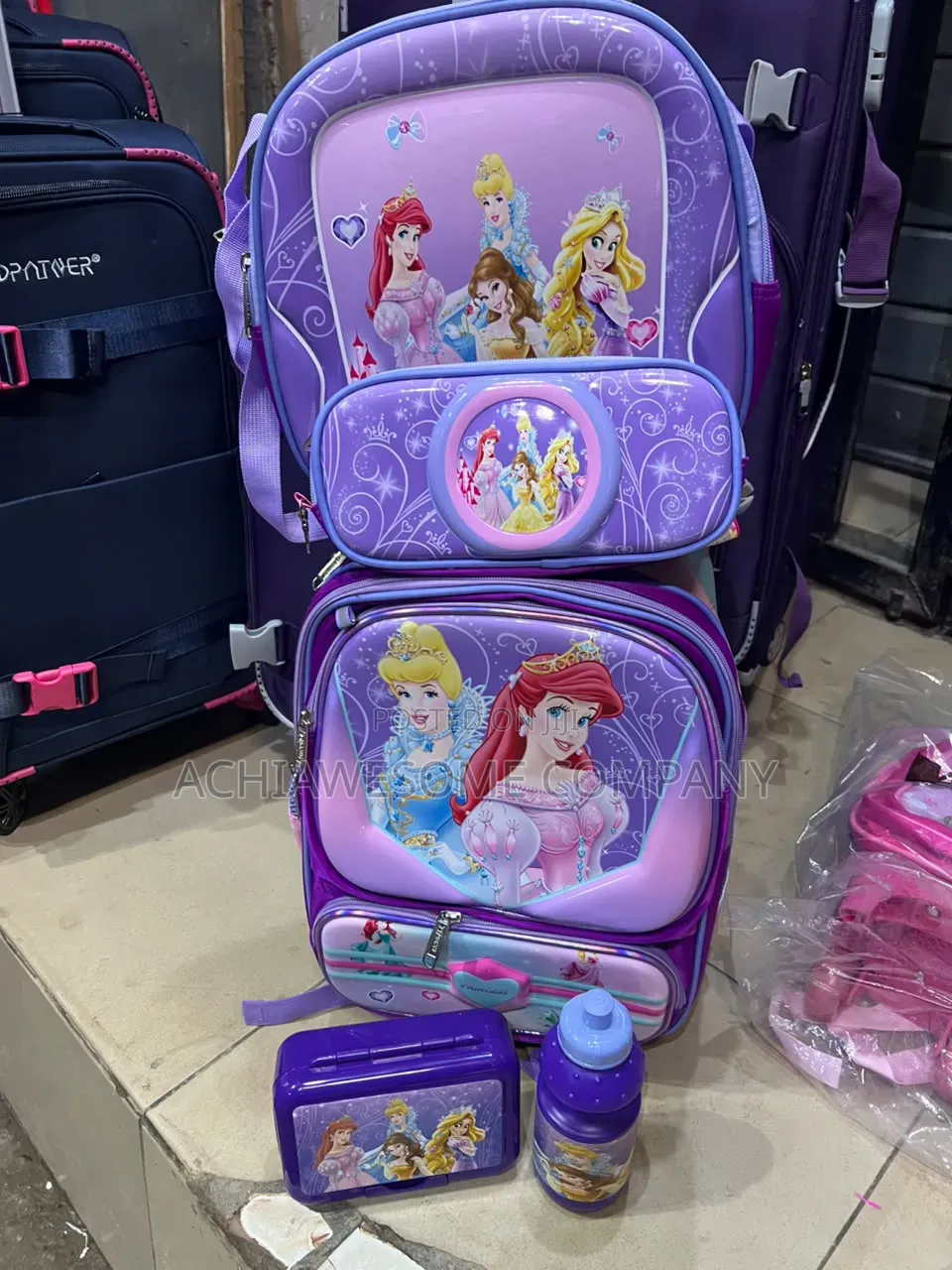 Set of 5 Trolly School Bag 14"
