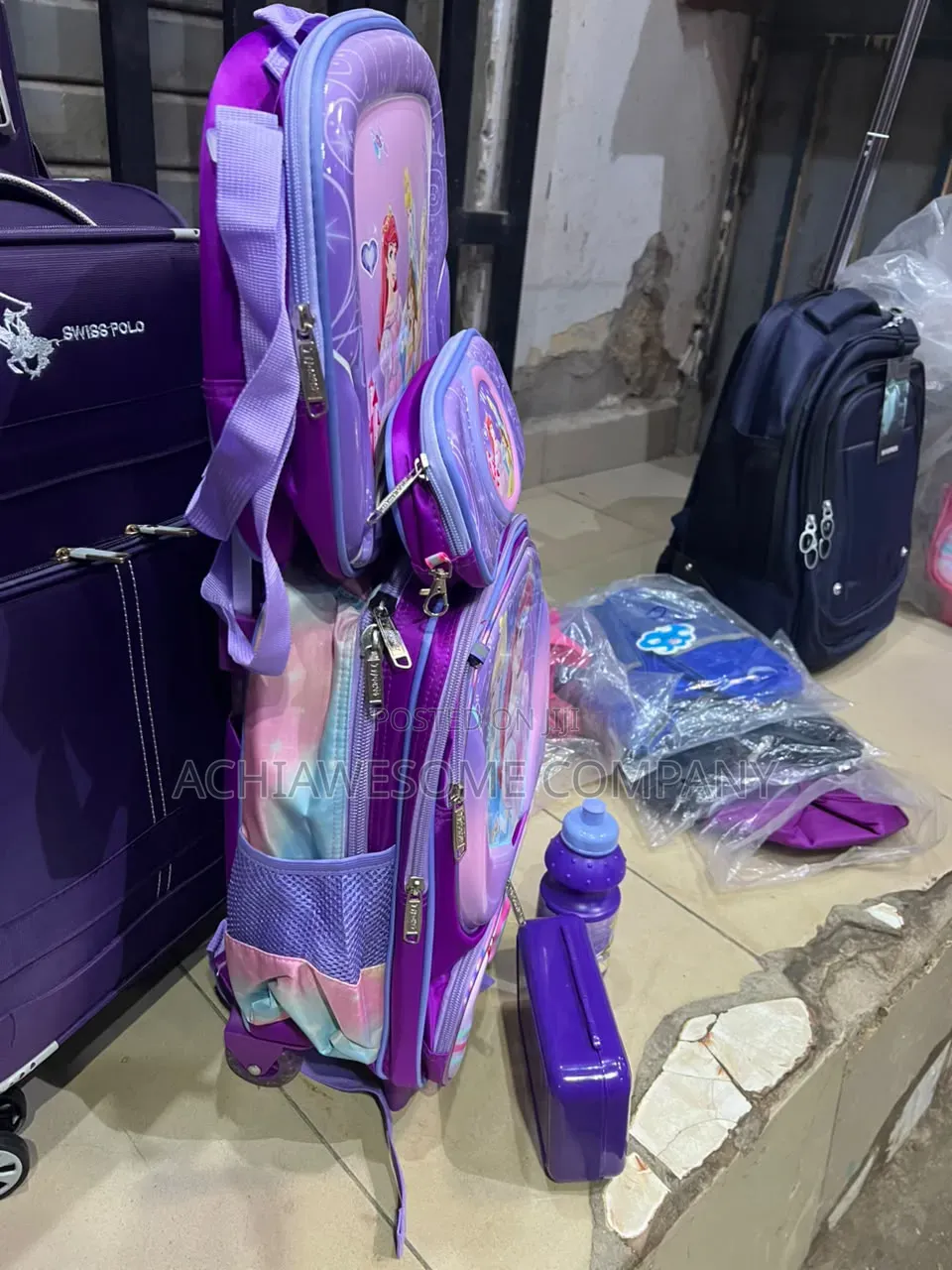 Set of 5 Trolly School Bag 14"