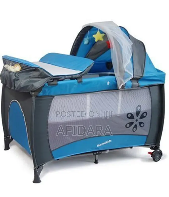 Foldable Baby Bed Cot With Canopy – Stylish Travel & Home Cot