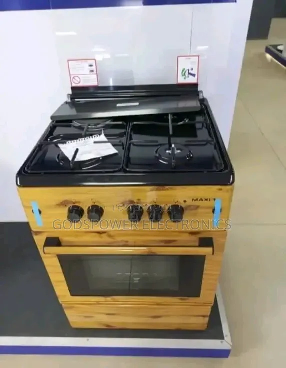 Maxi Made in Turkey 6060 3b+1p Wood Standing Gas Cooker