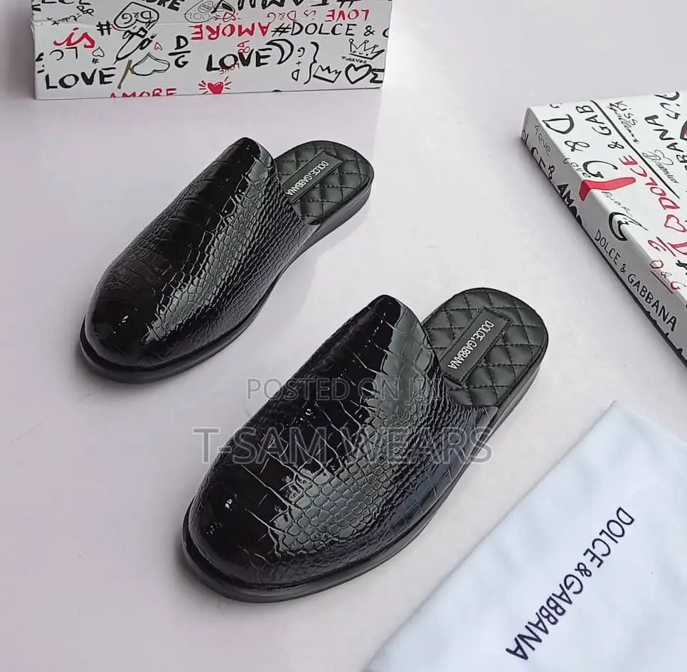 Dolce & Gabbana Italian Designer Half Shoe