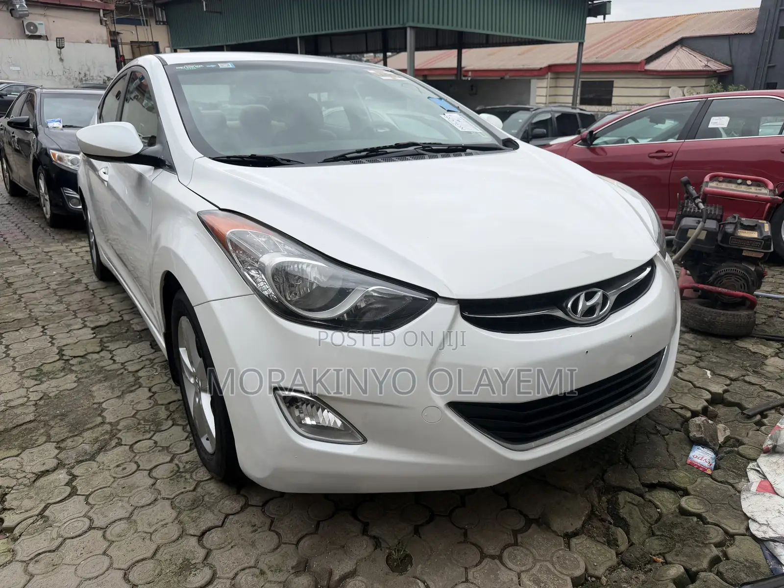 Hyundai Elantra GLS Sedan FWD (1.8L 4cyl 6A) 2013 White