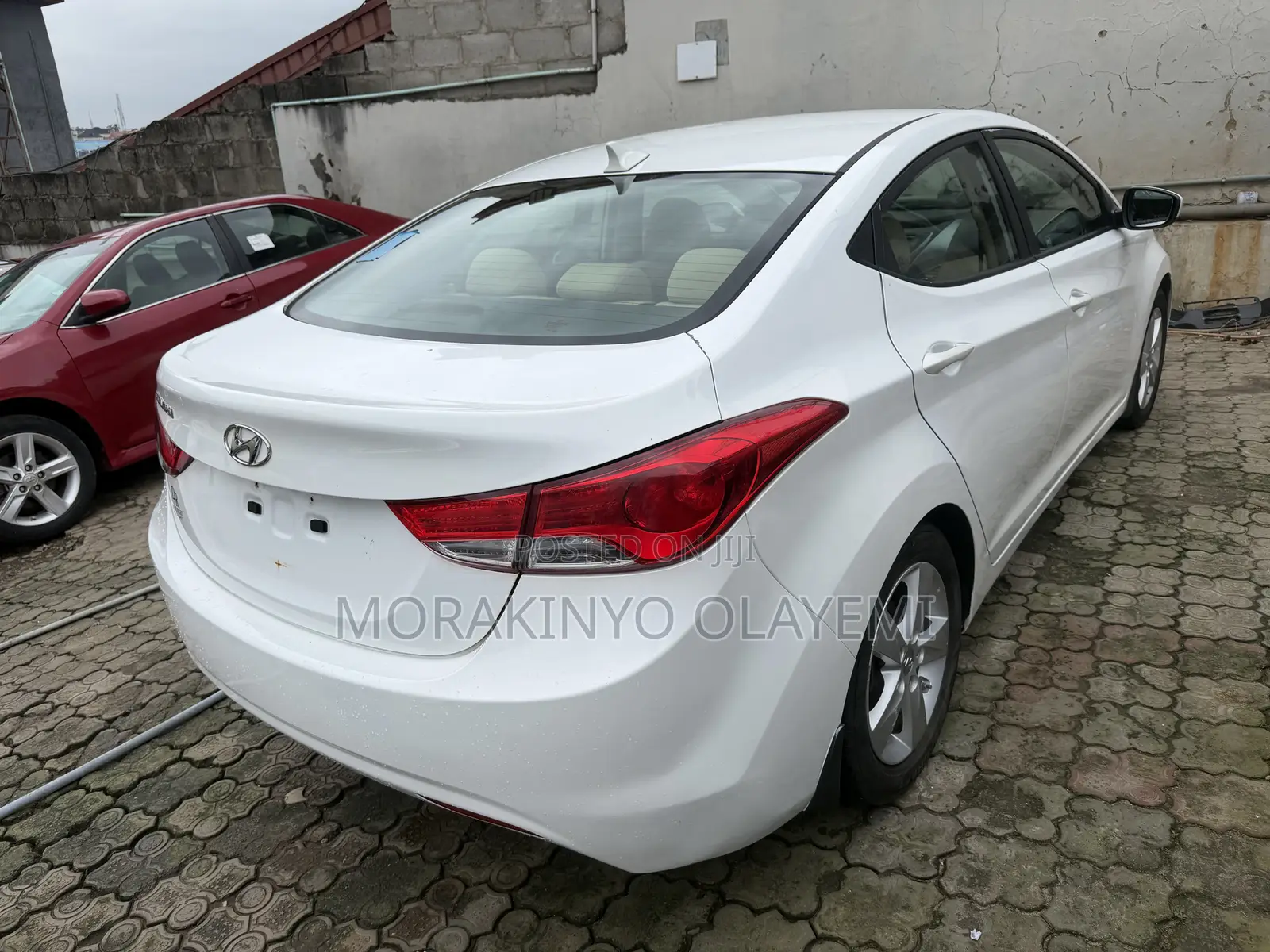 Hyundai Elantra GLS Sedan FWD (1.8L 4cyl 6A) 2013 White