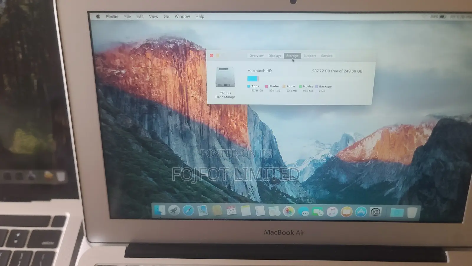 Laptop Apple MacBook Air 2015 8GB Intel Core i7 SSD 256GB