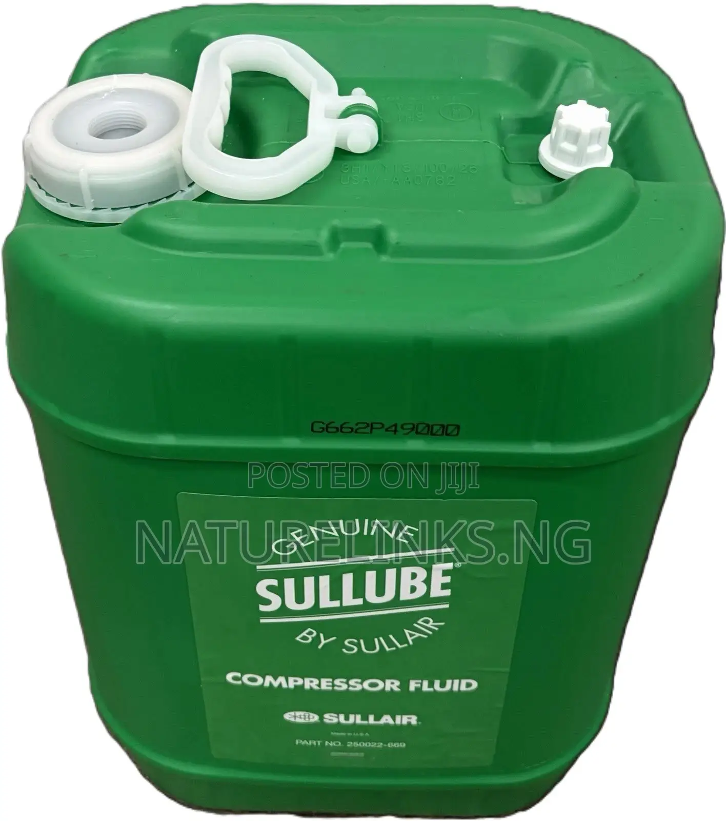 Sullube Compressor Oil Fluid Part No-250022-669 Sullair