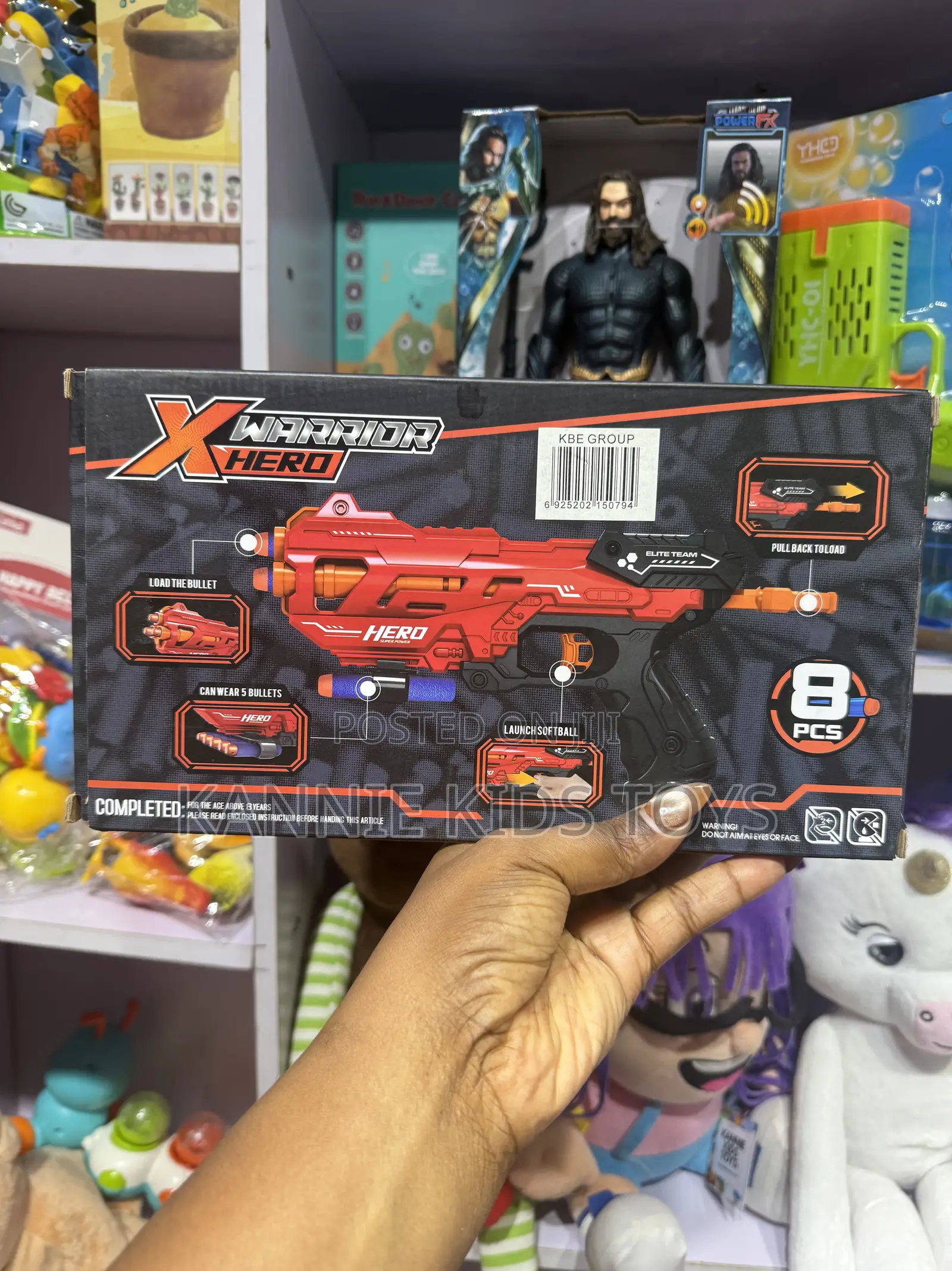 Dart Blaster Gun With Soft Foam Bullets for Kids