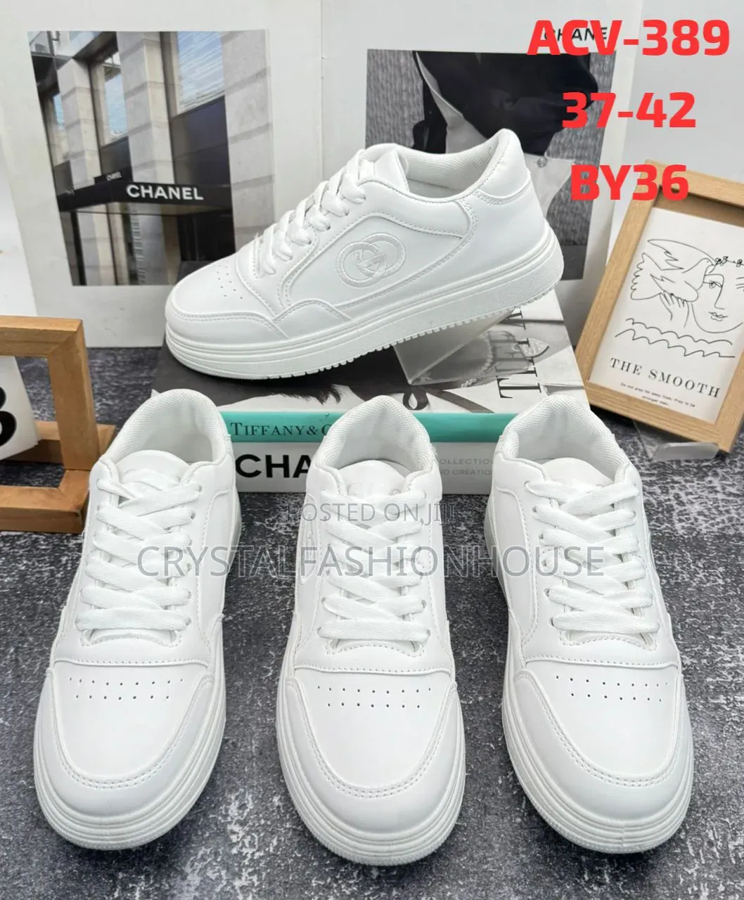Quality Sports White Sneakers for Kids/Teen. Sizes 25 to 45.