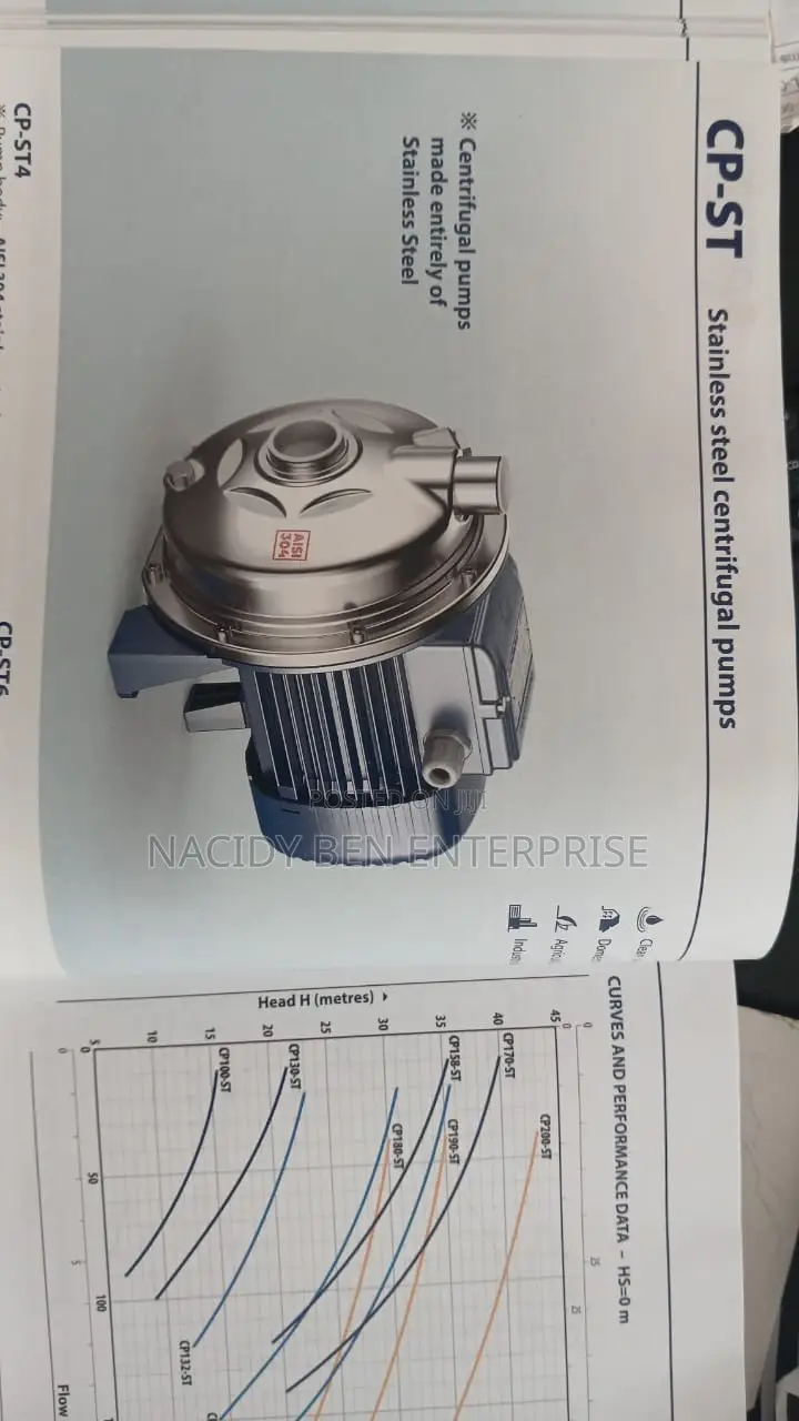 3hp Stainless Steel Centrifugal Pump Pedrollo