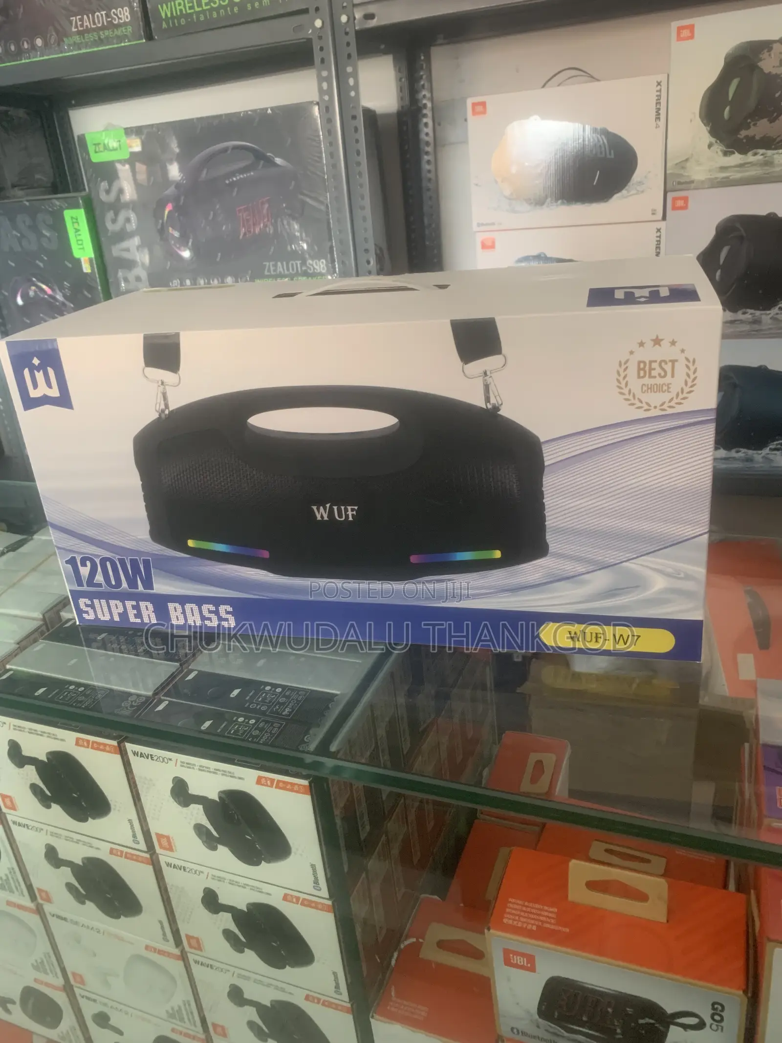 Wuf-W7 Wireless Bluetooth Speaker 120W Big Bass