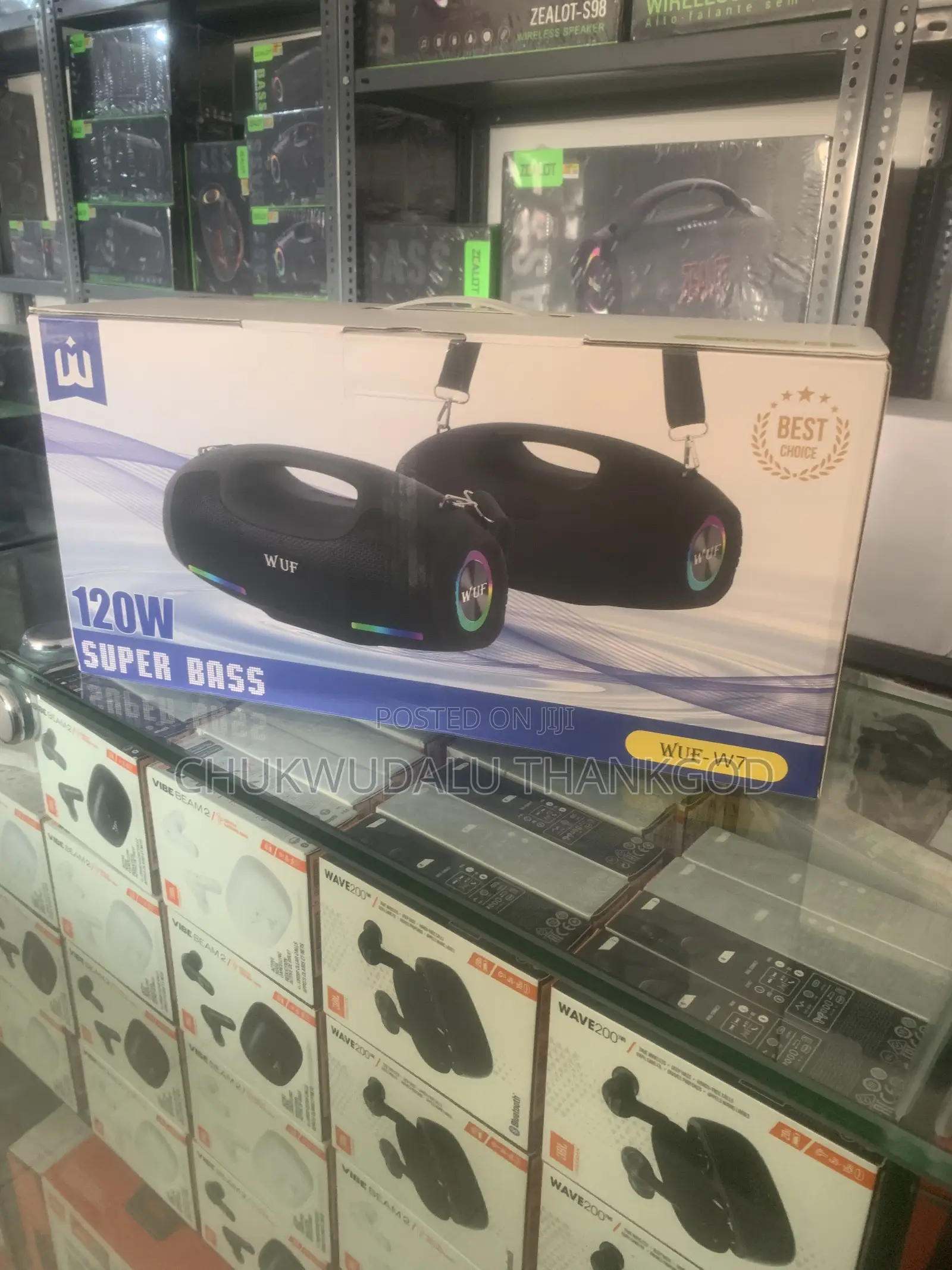 Wuf-W7 Wireless Bluetooth Speaker 120W Big Bass