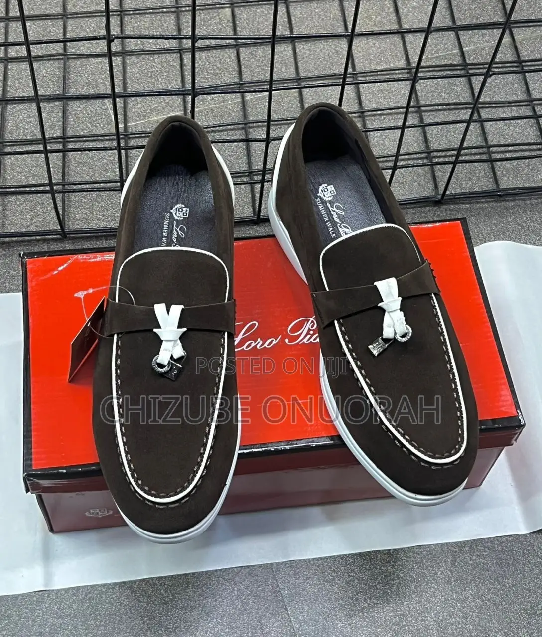 Loro Piana Monk-Strap Loafer | Black | Chocolate Brown