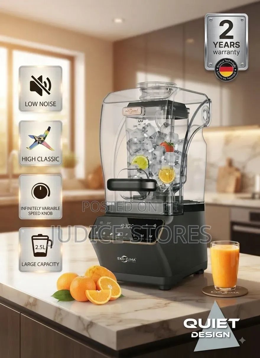 4 Liters Eko Zuma Low Noise Digital Blender