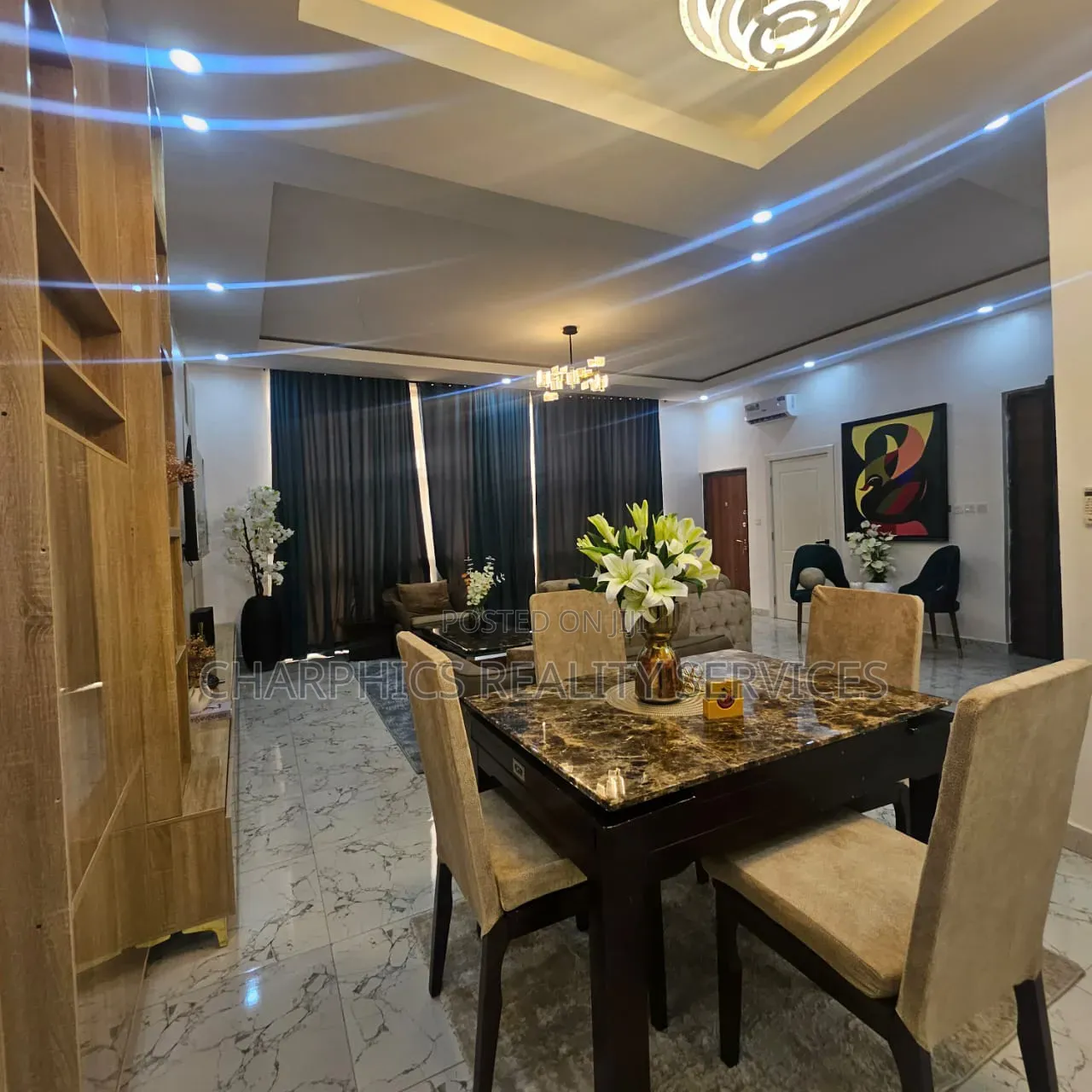 Furnished 3bdrm Apartment in Shonibare Estate for rent