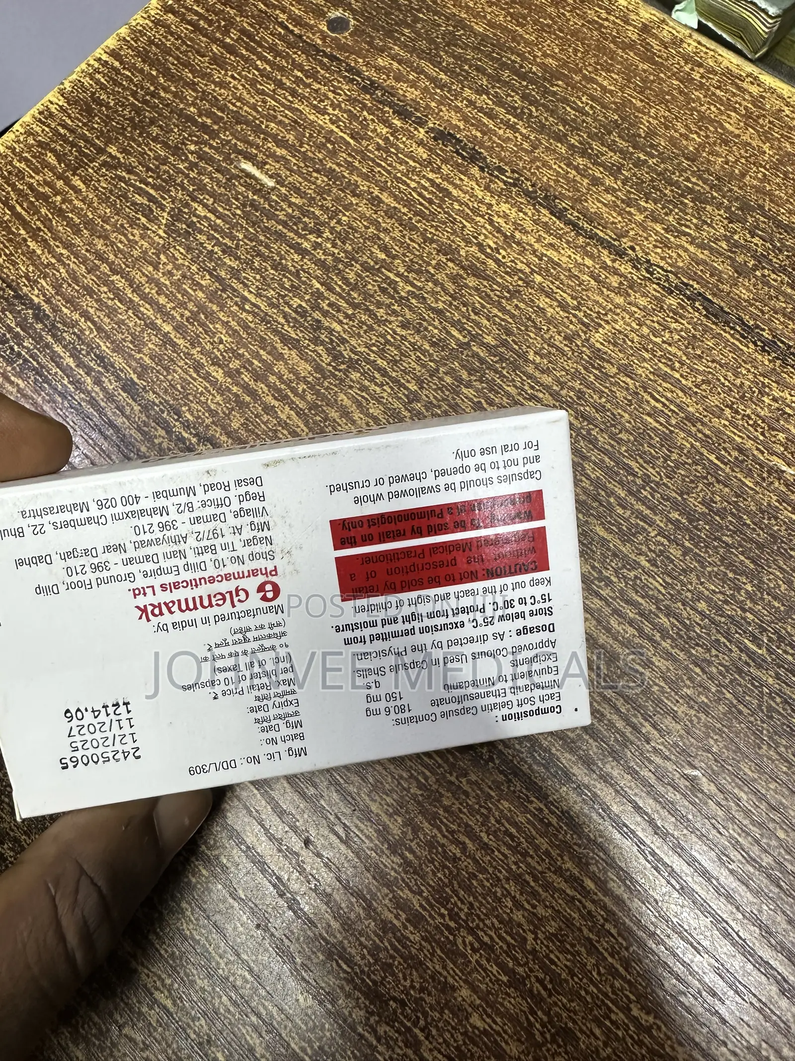 Nintedanib Soft Gelatin Capsule 150mg