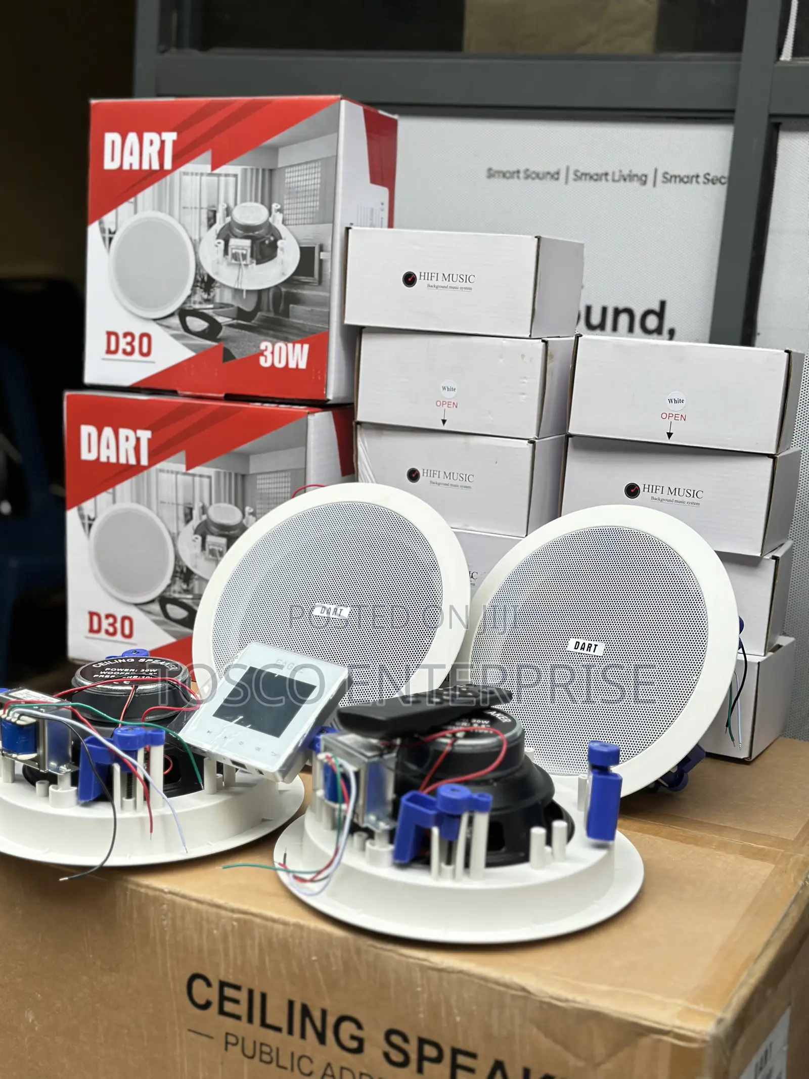 4in1 30watts Ceiling Speaker With Wall Amplifier
