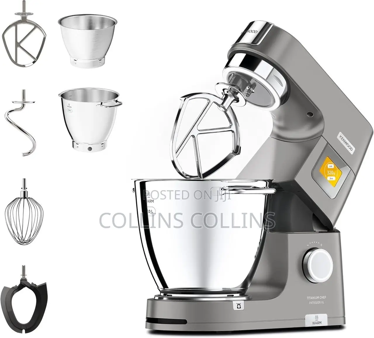 Kenwood Titanium Chef Patissier XL Stand Mixer for Baking