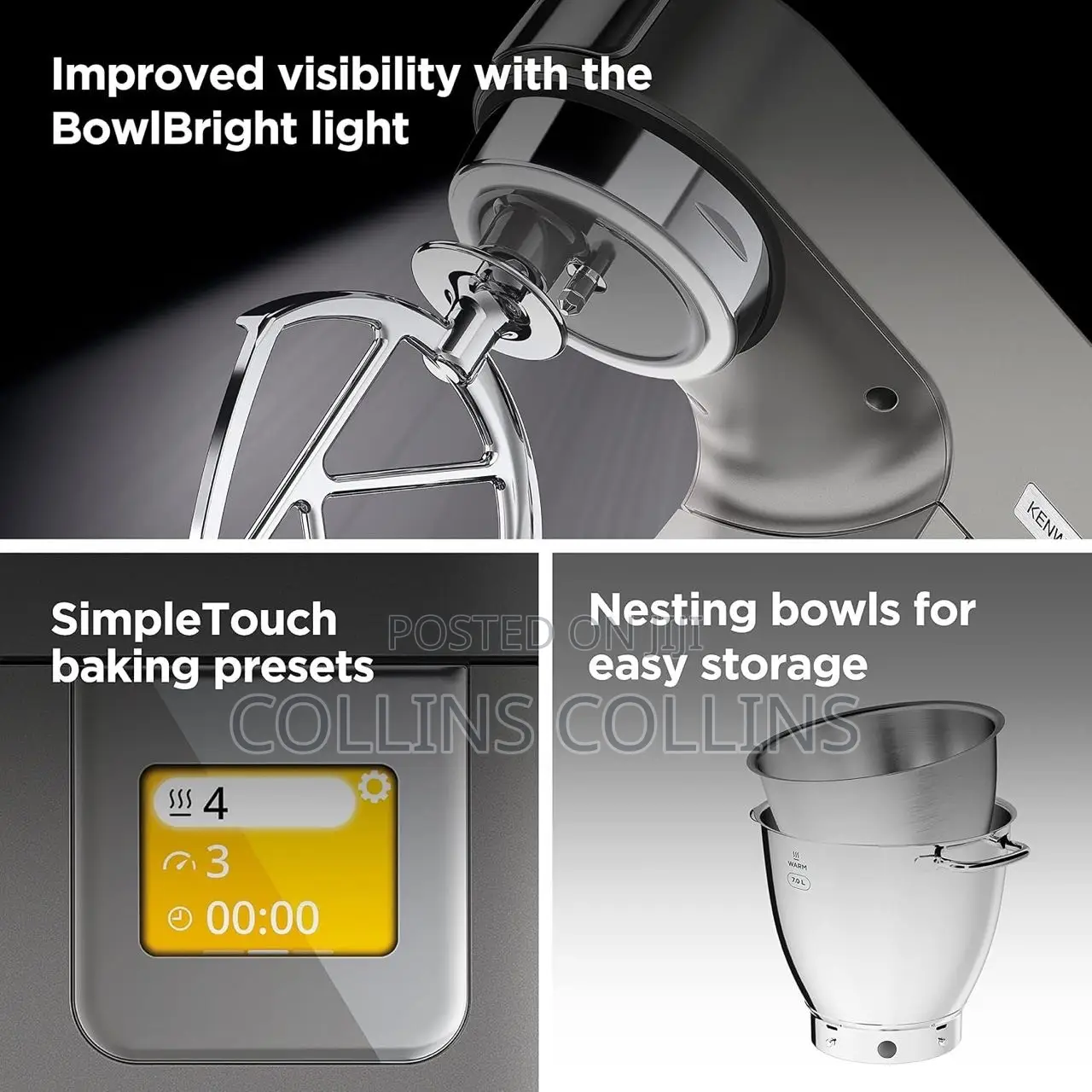 Kenwood Titanium Chef Patissier XL Stand Mixer for Baking
