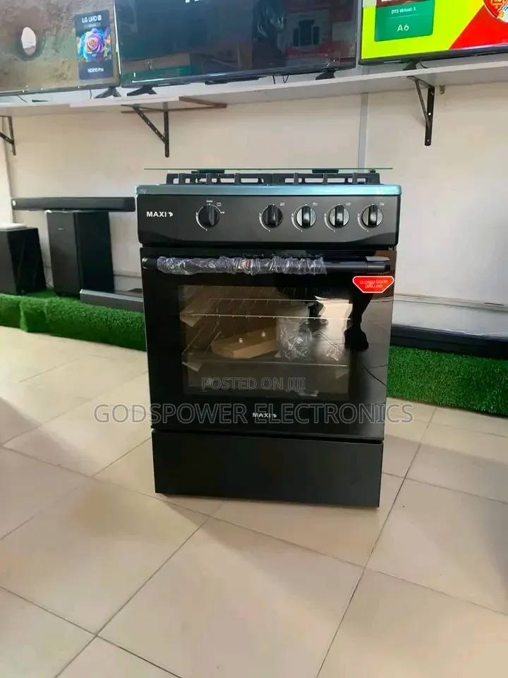 Original Maxi 60 by 60 4 Burners Standing Gas With Oven