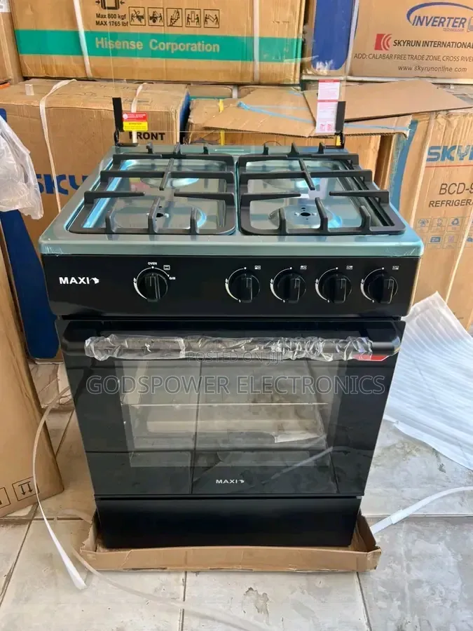 Maxi 60 by 60 4 Burners All Gas With Oven