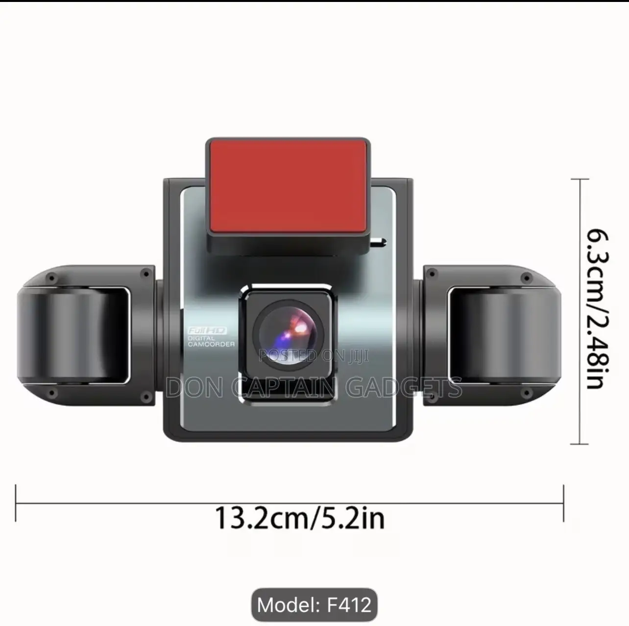 4-Lens Dash Camera 1080P Front & Rear Recording, Vehicle DVR System