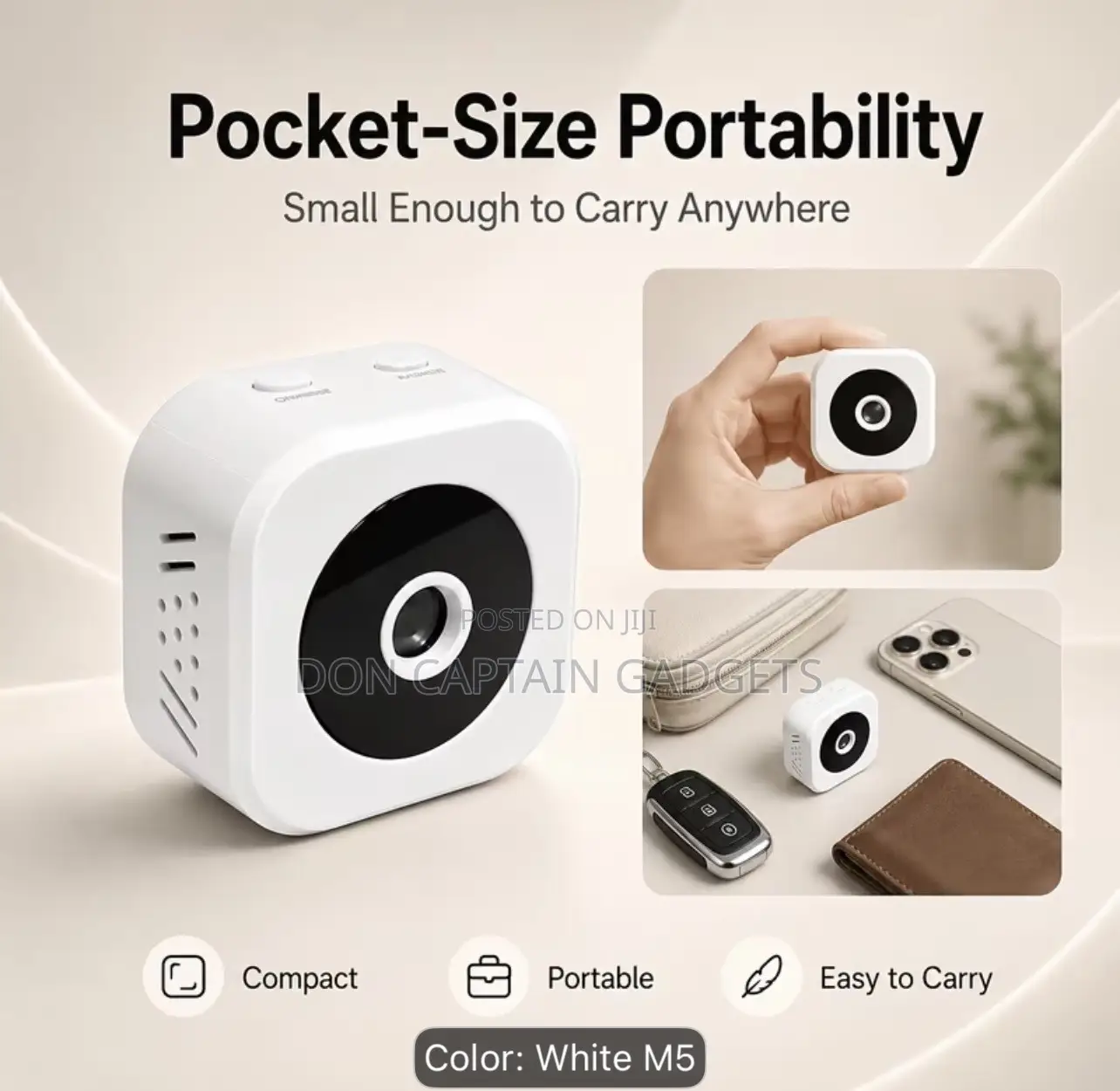 Wireless Security WiFi Camera  With 360° Pan-Real-Time Monitoring,