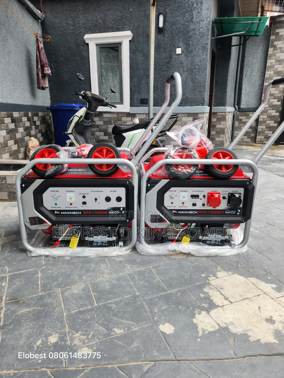 15kva Maxmech Petrol Generator 100% Pure Copper Coil Brand New
