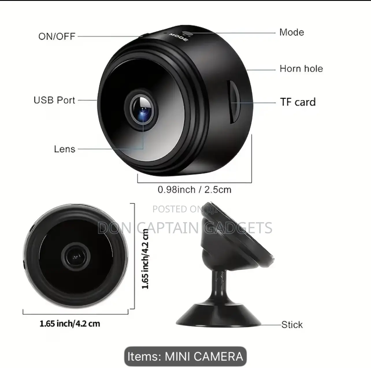 Smart Security WiFi Cameras, 24/7 Recording With Motion Detection