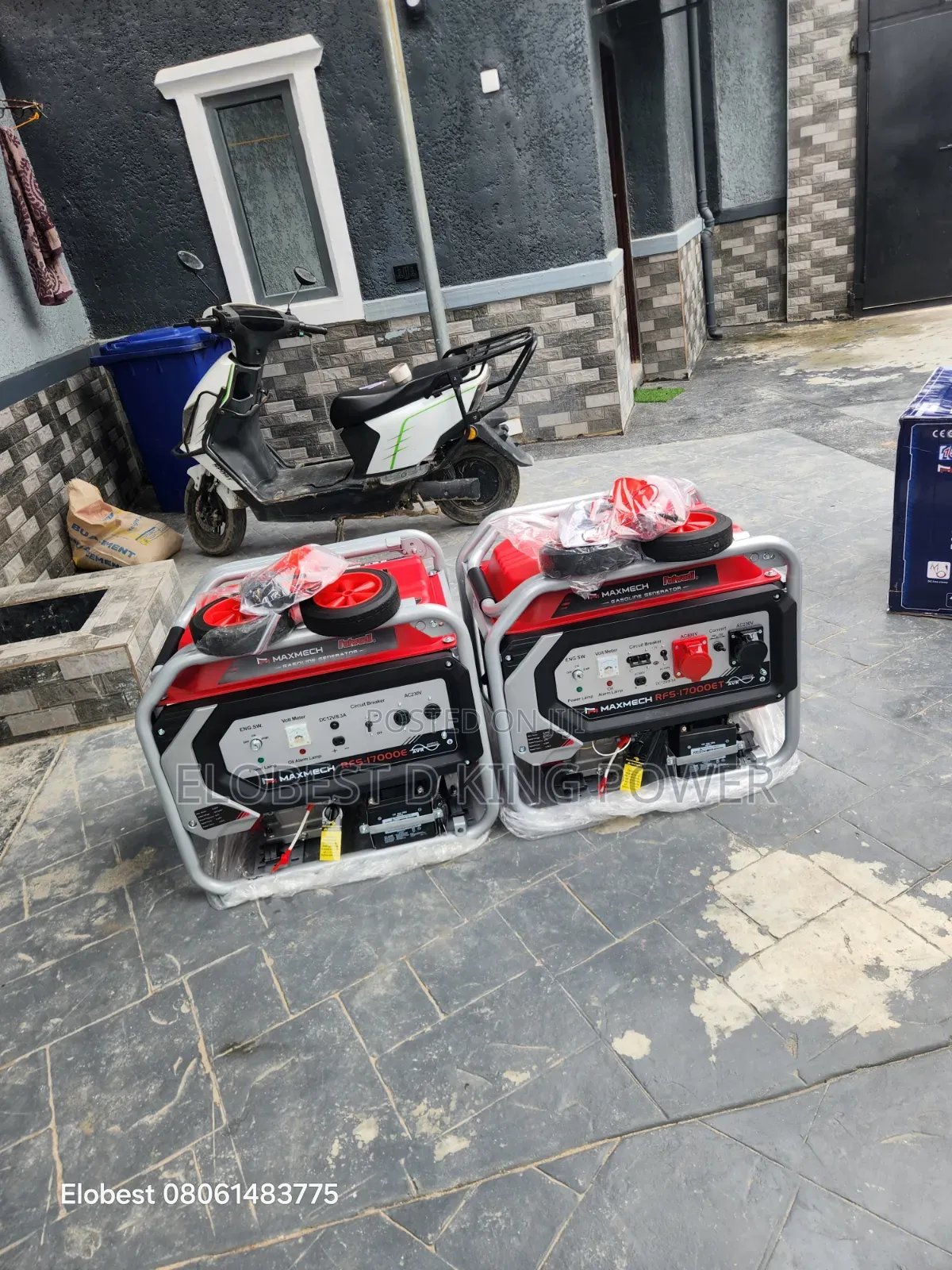 Brand New 15KVA Maxmech Three Phase Generator 100% Pure Copper Coil