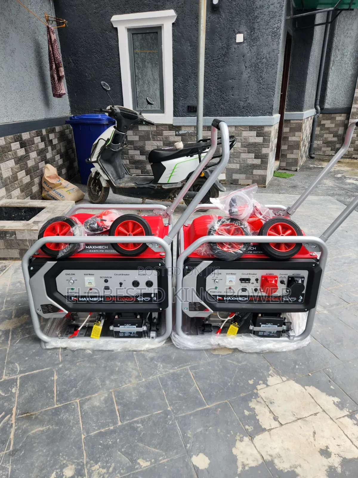 Brand New 15KVA Maxmech Three Phase Generator 100% Pure Copper Coil