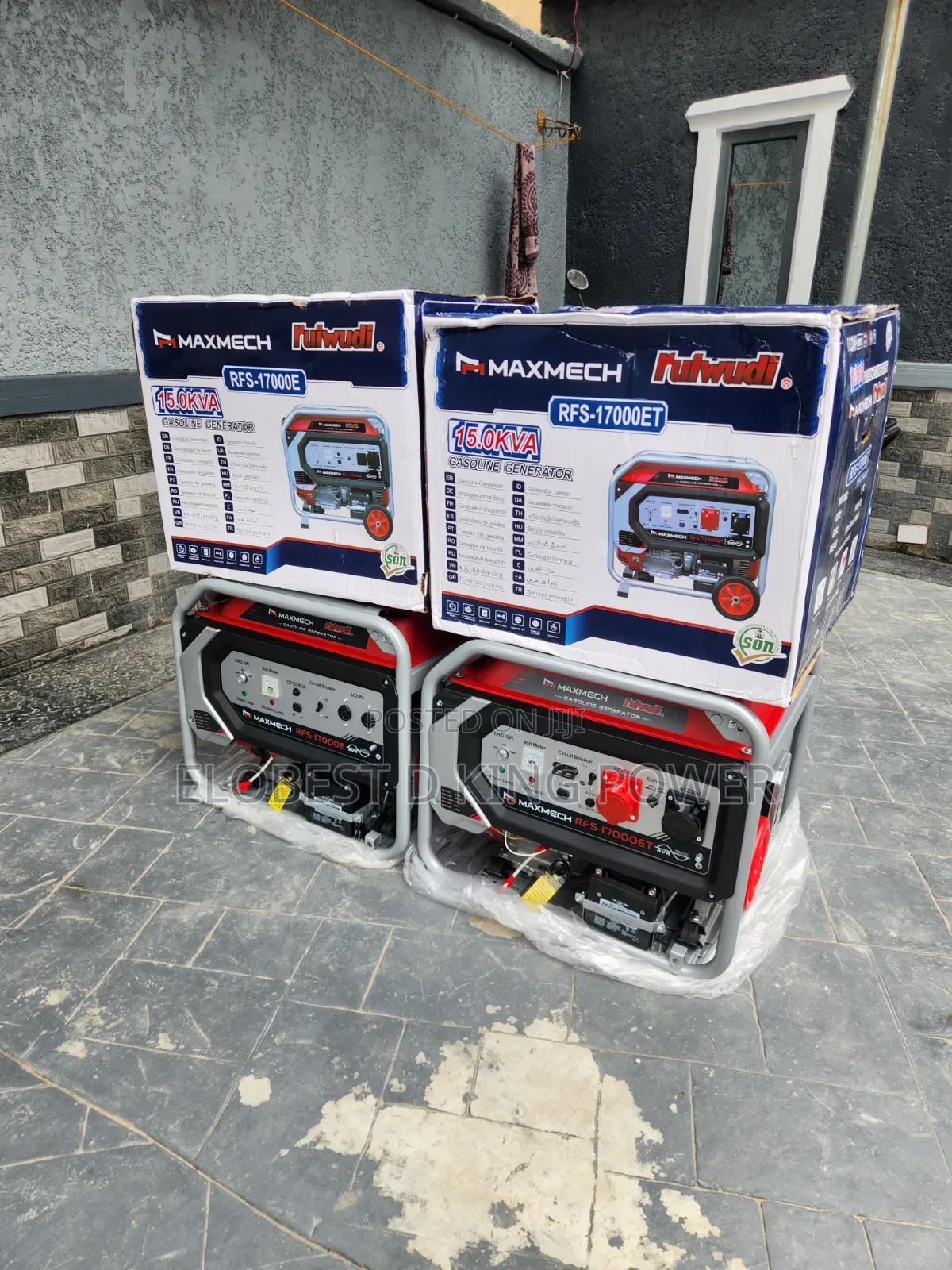 Brand New 15kva Maxmech Three Phase Generator 100% Pure Copper Coil