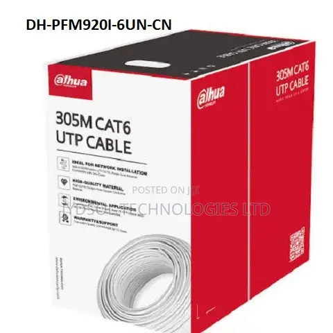 Dahua UTP CAT6 Cable - DH-PFM920I-6UN-CN