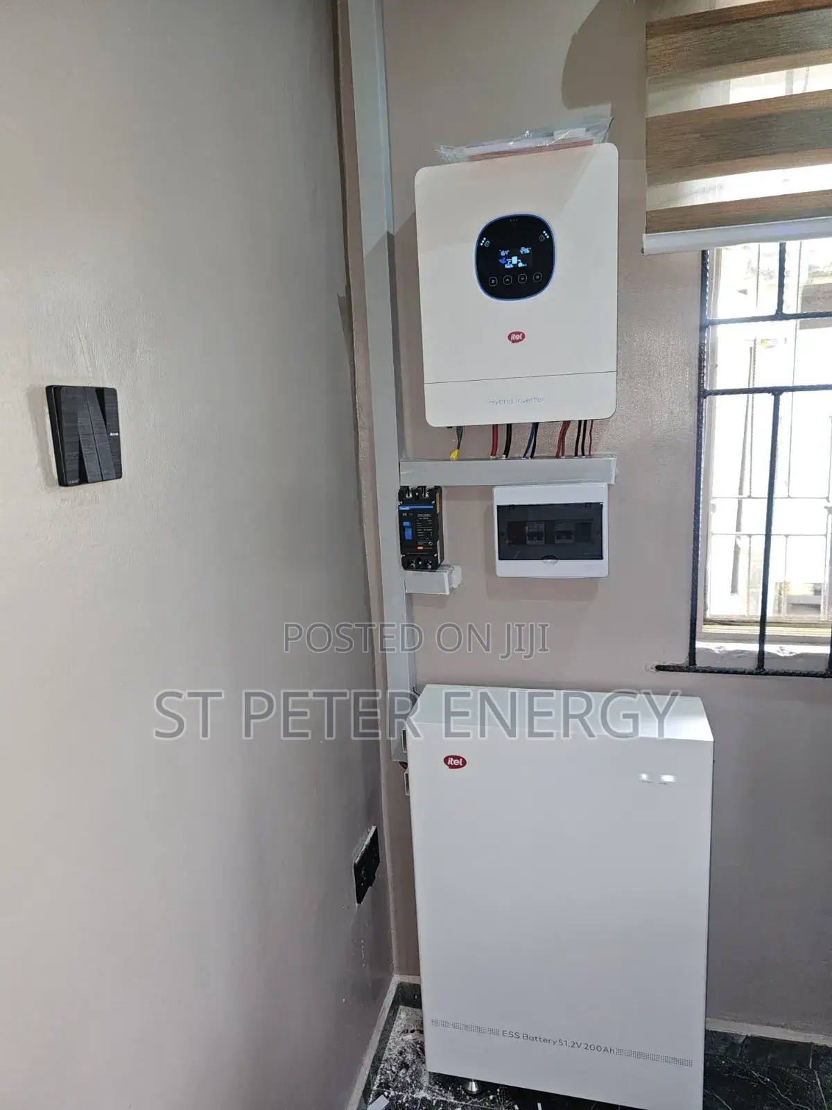 ☀ 6kw Itel Inverter + 10kwh Lithium Battery + 7×590w Solar Panels 🔋