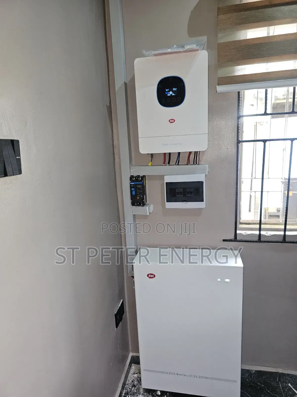 ☀ 6kw Itel Inverter + 10kwh Lithium Battery + 7×590w Solar Panels 🔋