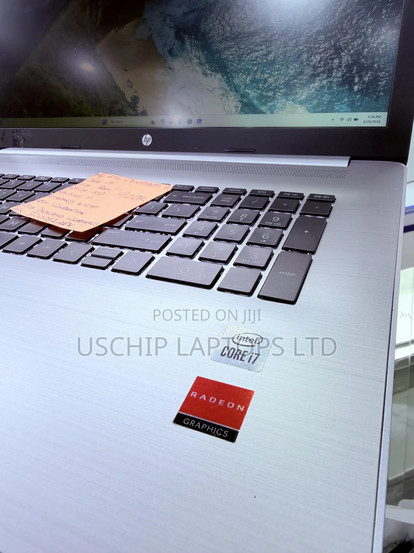 Laptop HP 17-3000 8GB Intel Core i7 SSD 128GB