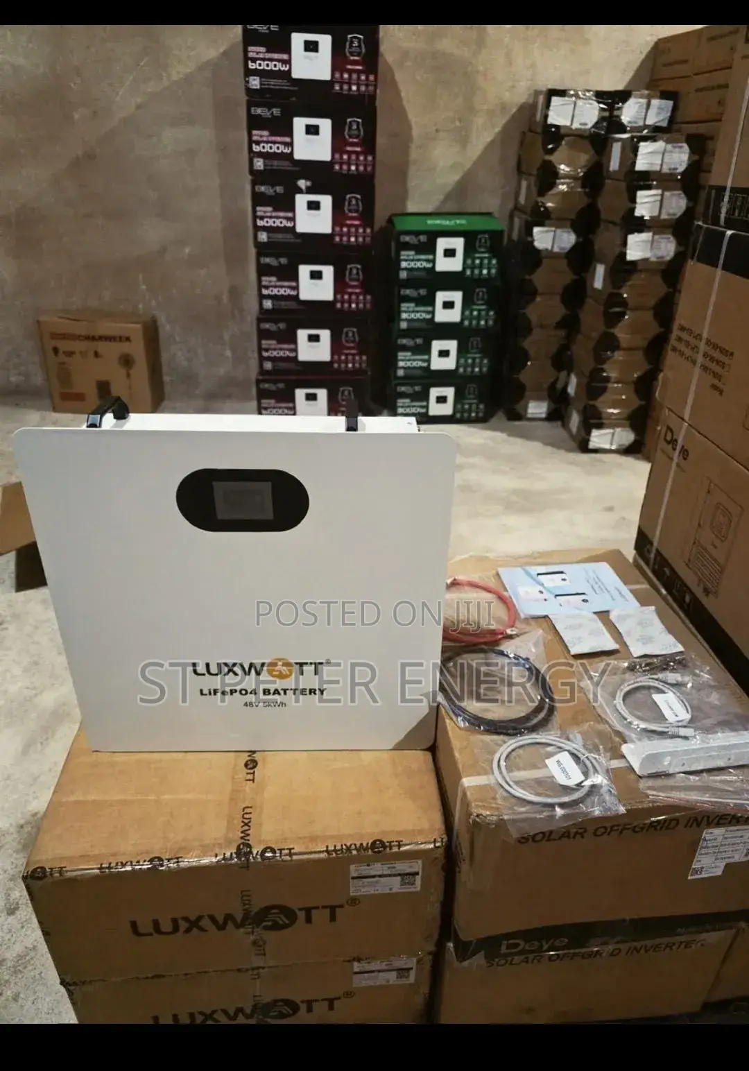 🔋 5kwh, 48v Luxwatt Lifepo4 Lithium Battery – Reliable Energy Storage