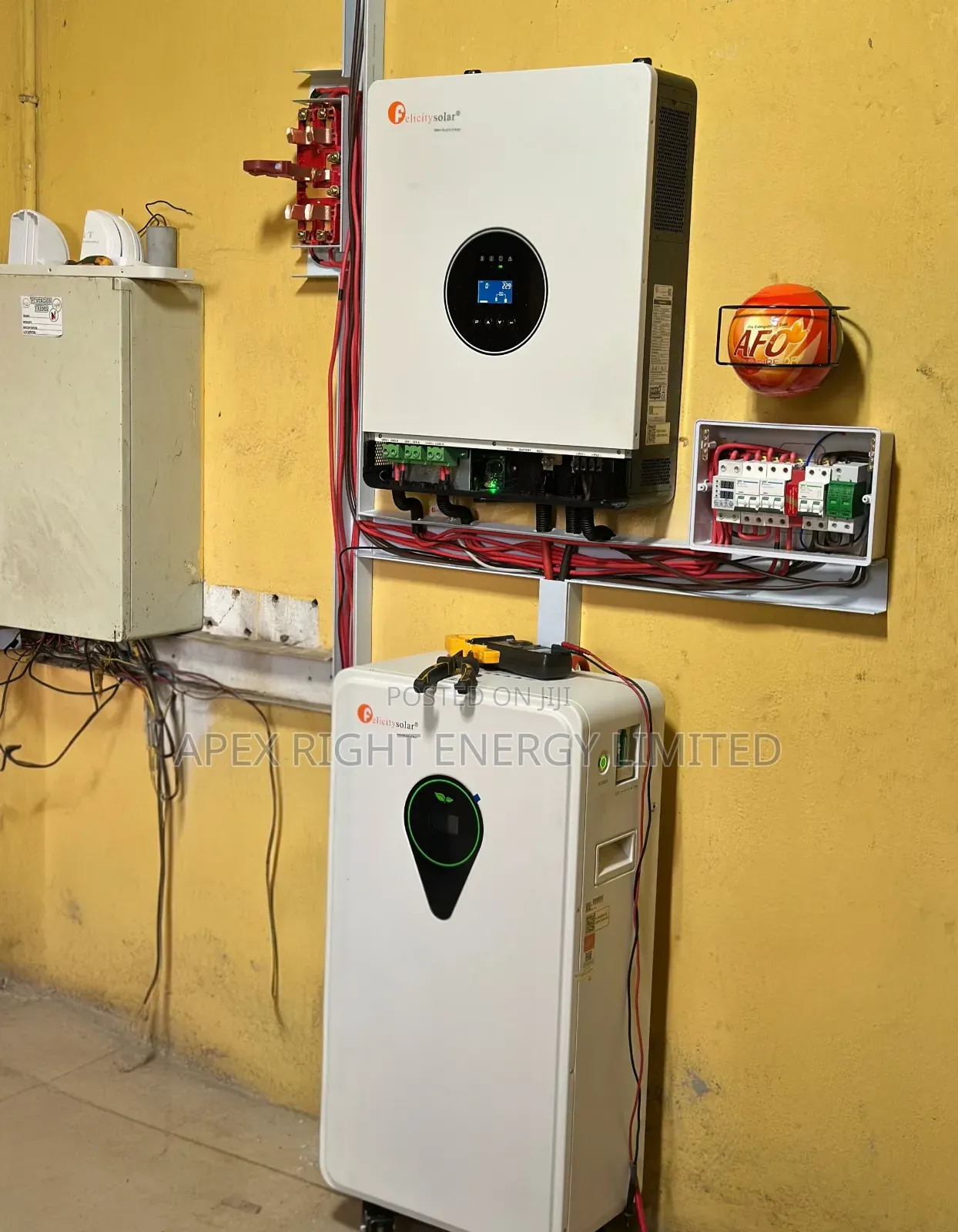 Full Setup 12kva Hybrid+17.5kwh Lithium Felicity+650w Panel X12