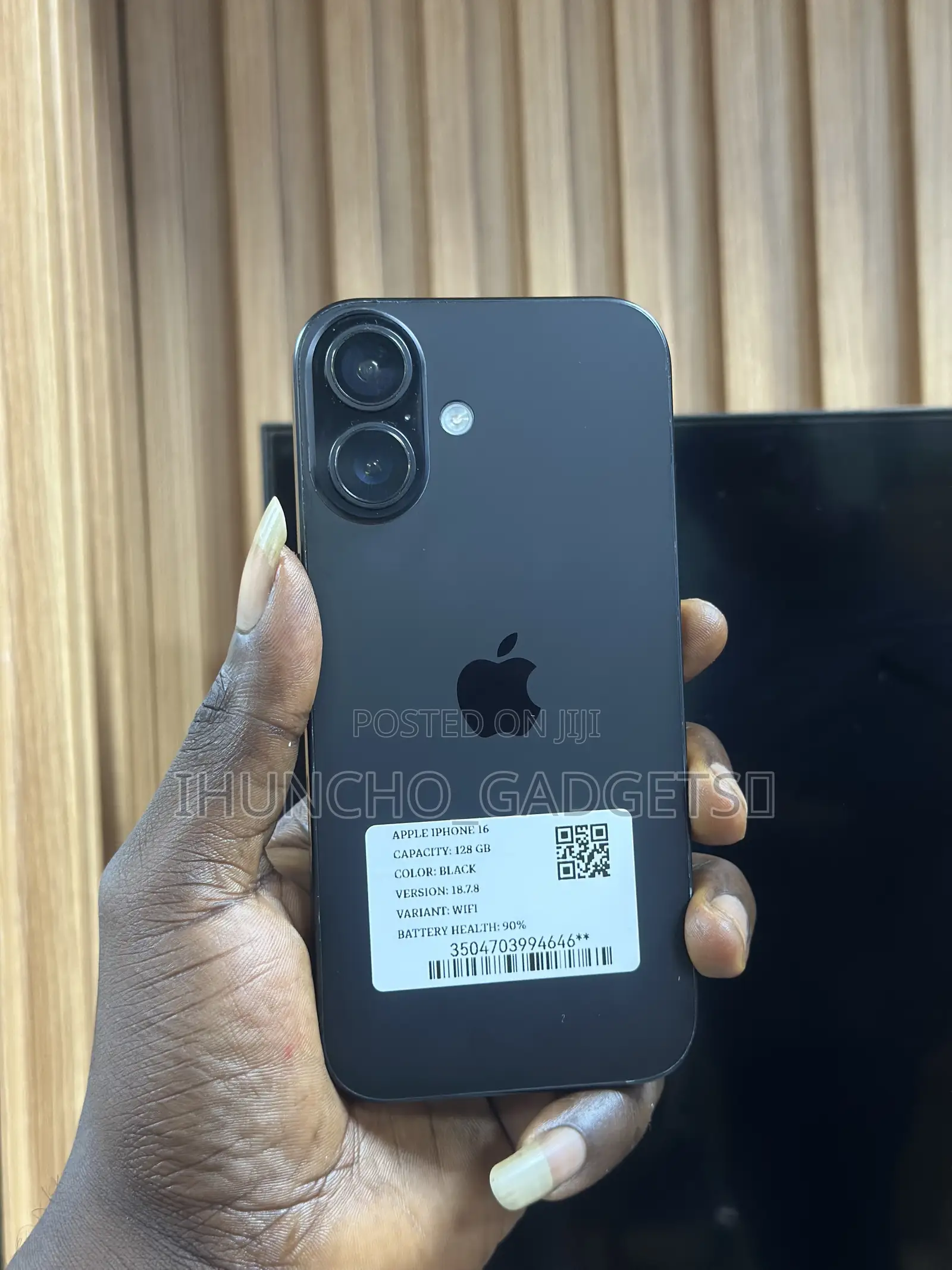Apple iPhone 16 128 GB Black
