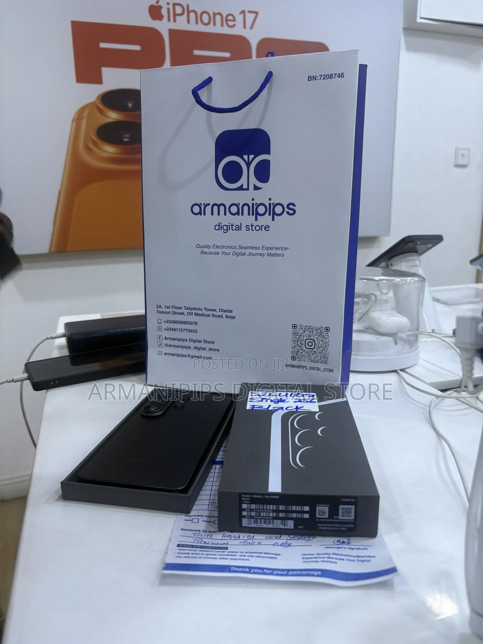 New Samsung Galaxy S26 Ultra 5G 1 TB Black