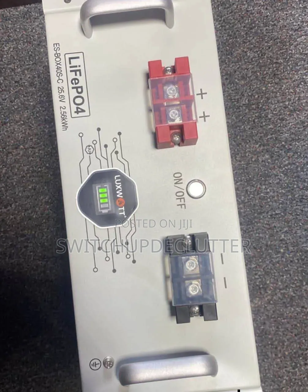 Luxwatt 2.56kW 25.6V 100Ah LiFePO4 Lithium Battery for Inverter