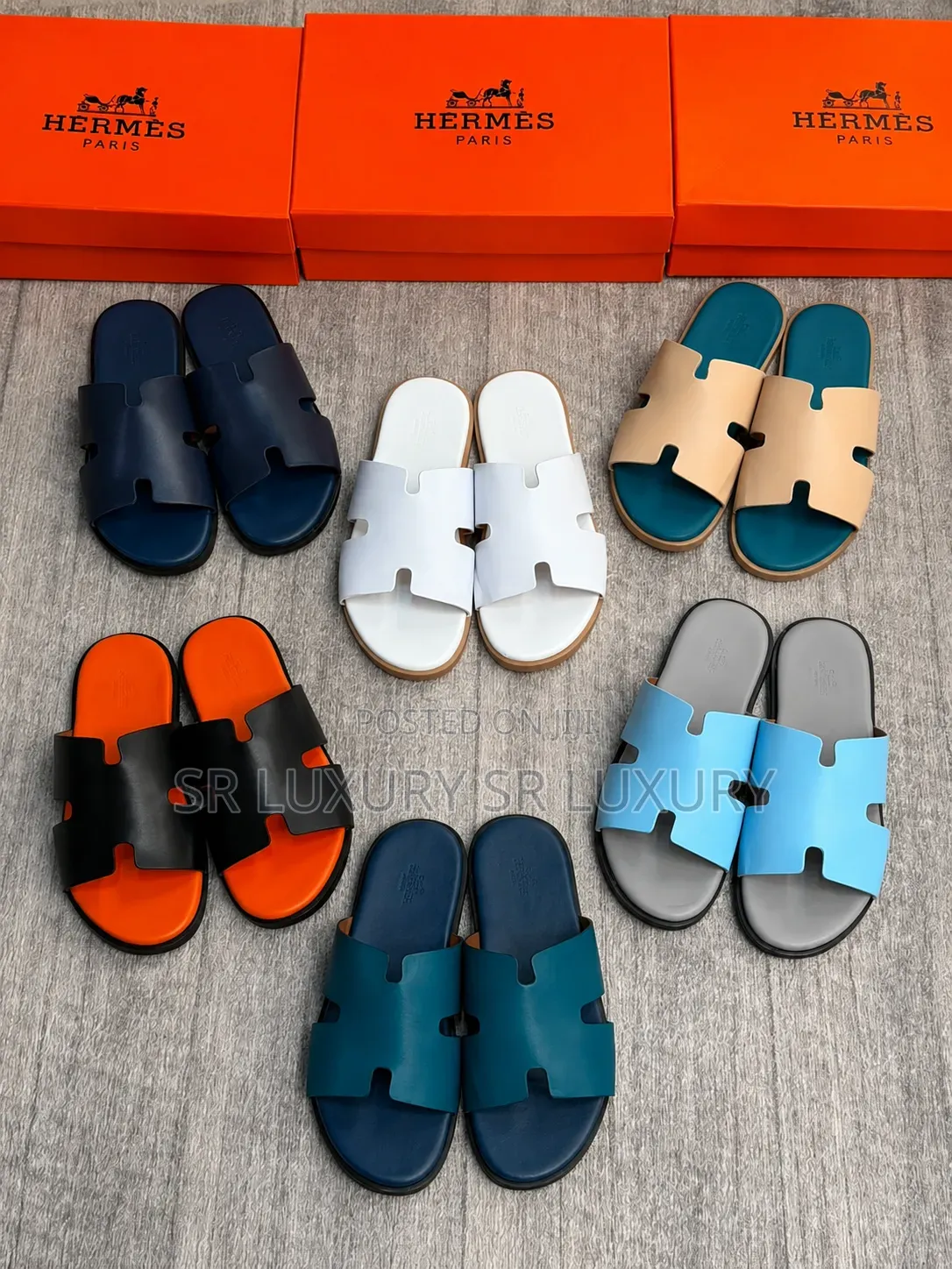 Premium Quality Hermès H-Style Slides