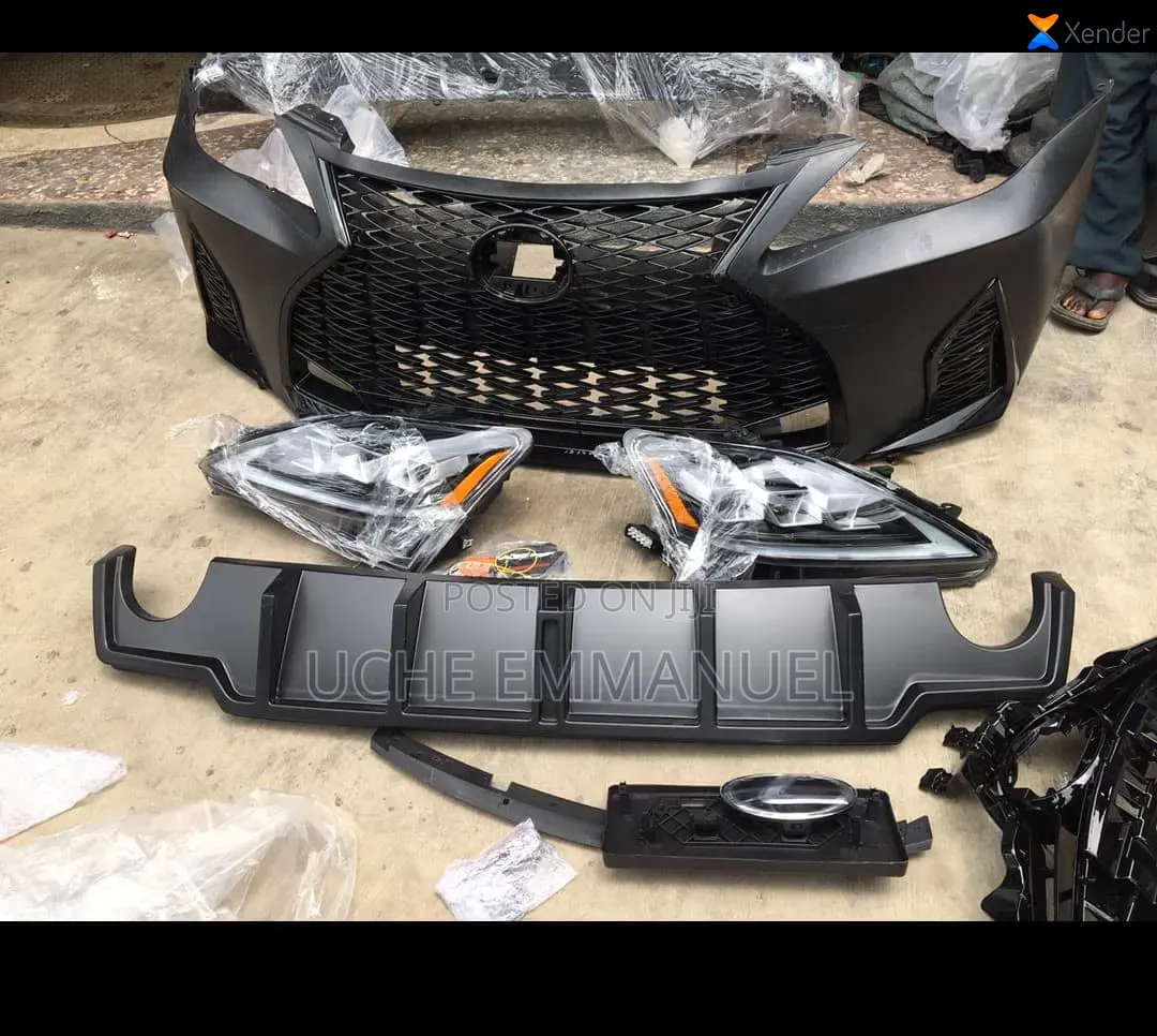 Front Bumper Is250 Black Face 2020