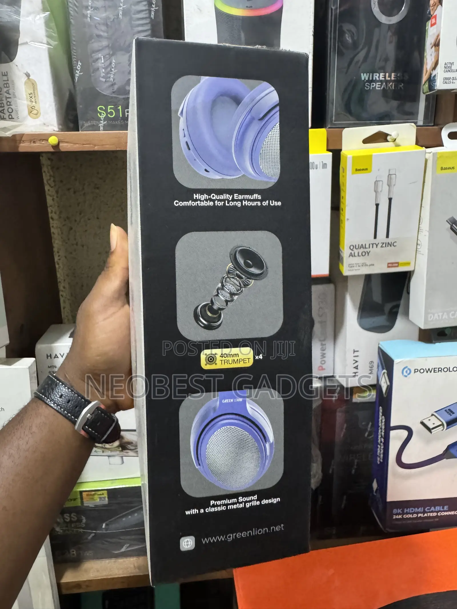 Brand New Greenlion Soundflex 2-in-1 Headphones & Speaker