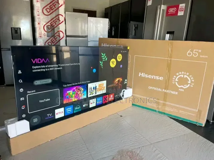 Hisense 65 Inches Full Uhd4k Smart TV Frameless 2 Years Warranty