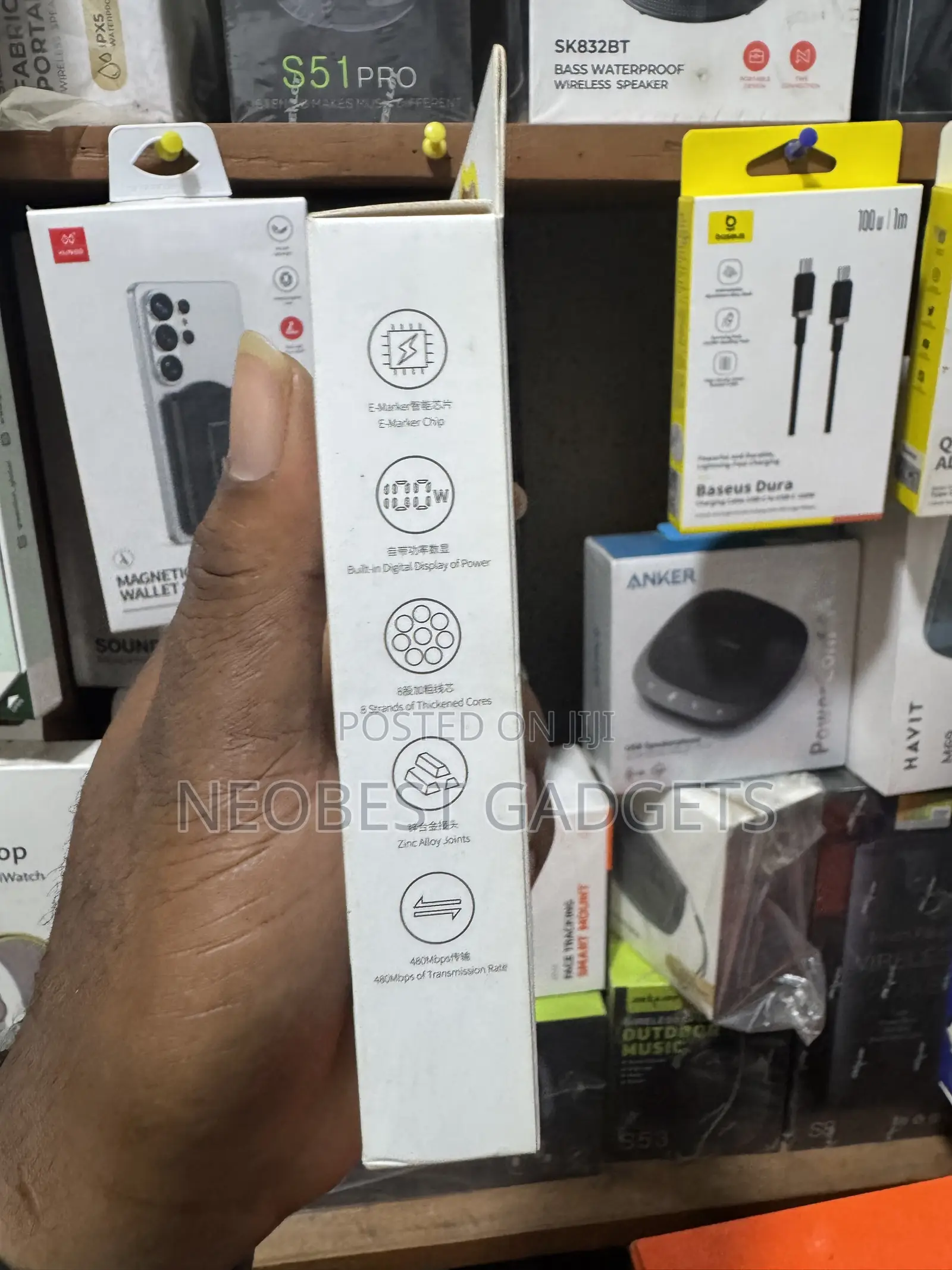 Brand New Baseus Display Fast Charging Data Cable ⚡🔌