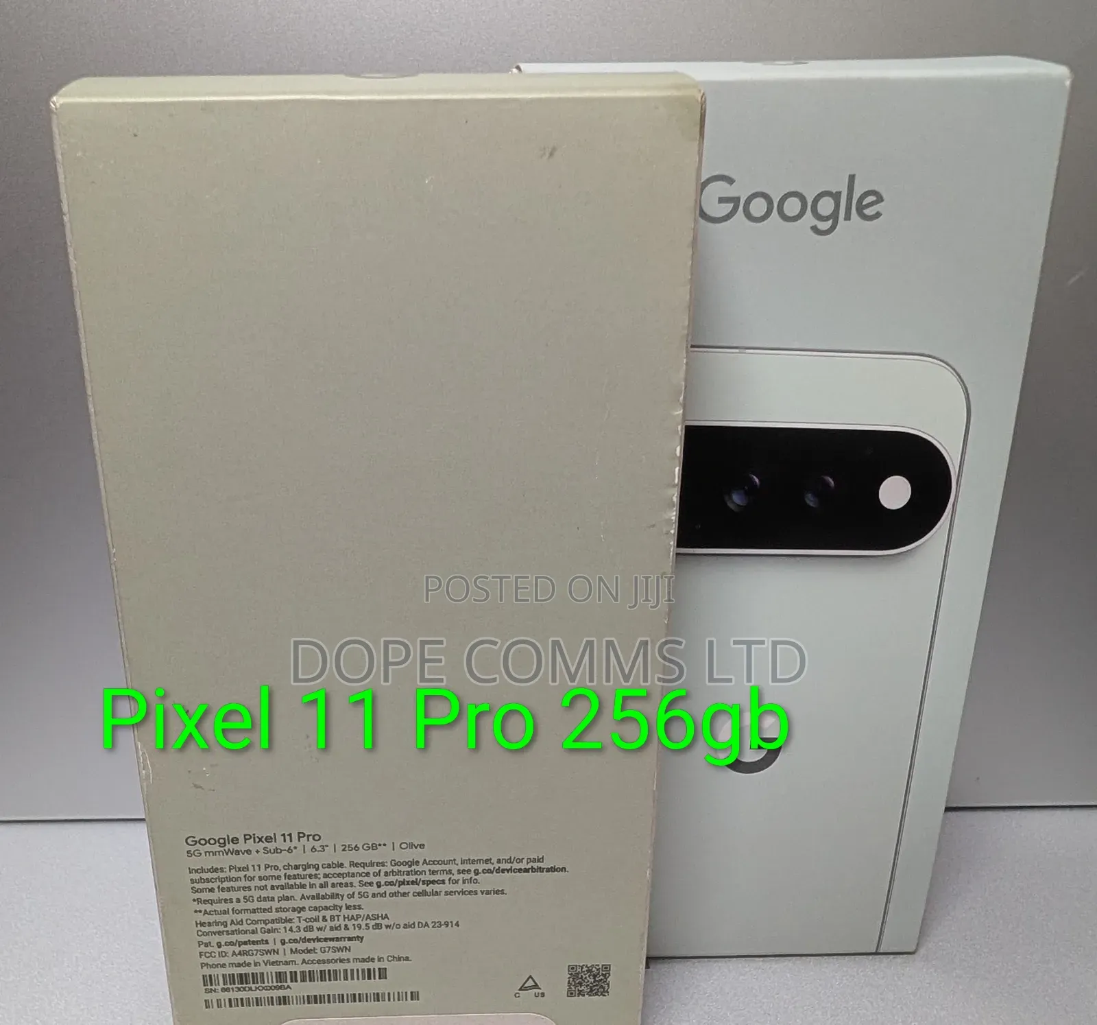 New Google Pixel 11 Pro 256 GB Green