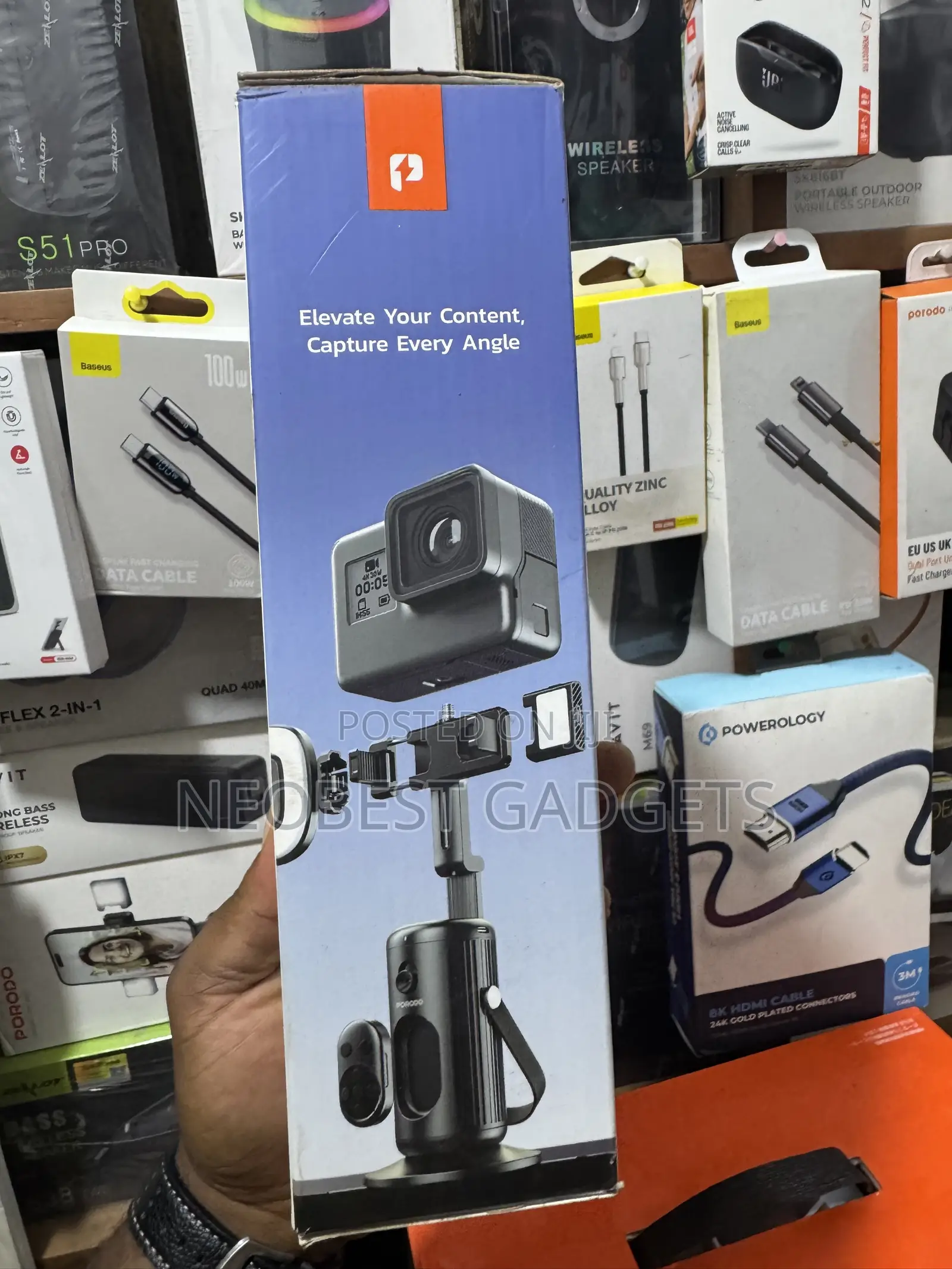 Brand New Porodo HS13 Face Tracking Smart Mount 📱✨